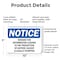 Signmission Reward For Information Leading To The Prosecution, 10 in W x Rectangle, Plastic OS-2PACK-NS-P-710-L-18103 - alternate 6